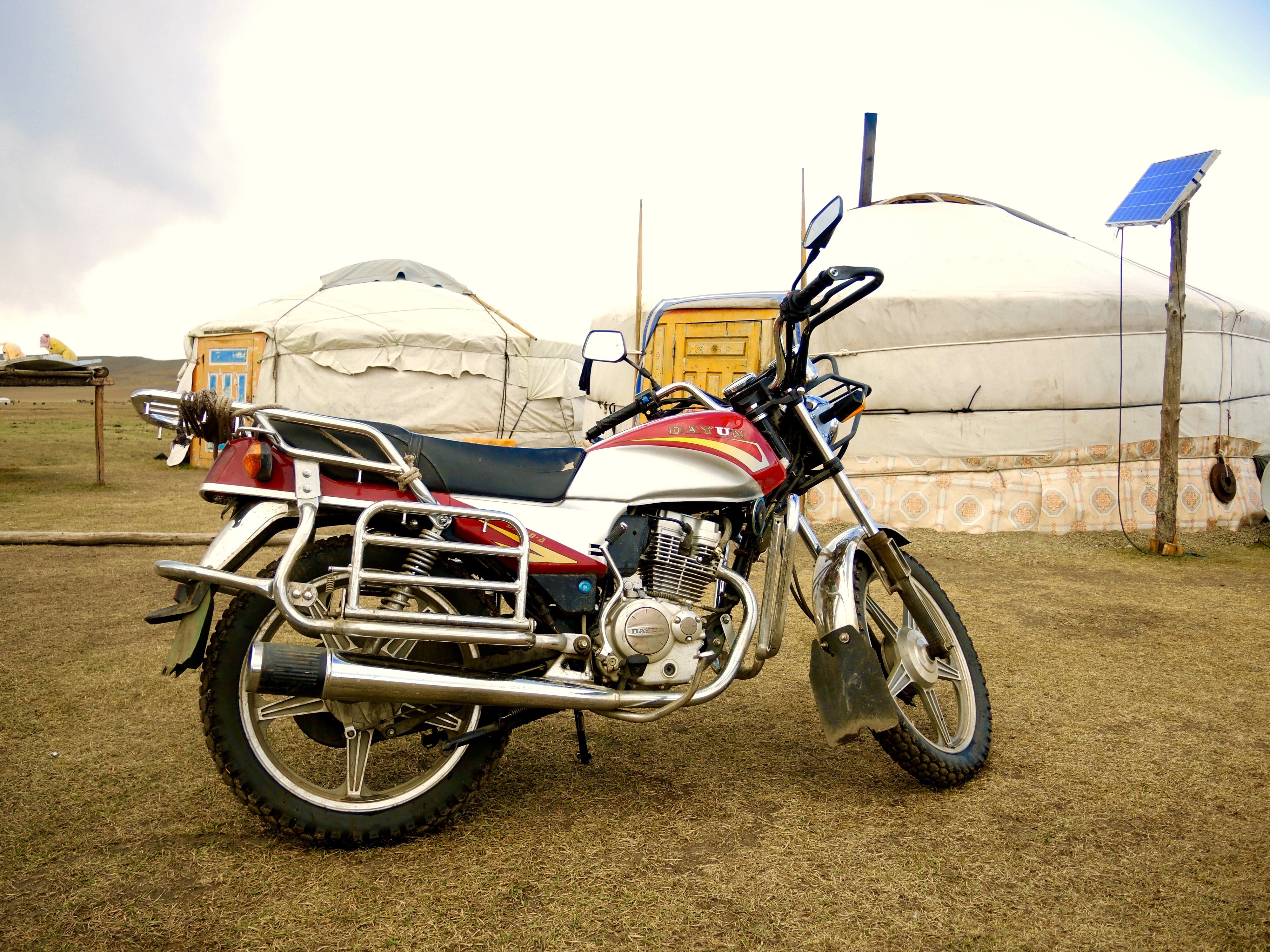 Moto Mongolië motorfiets